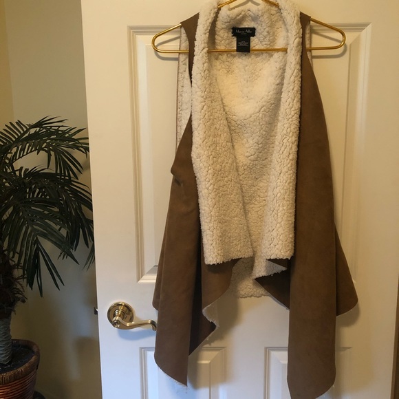 Marcus Adler Jackets & Blazers - Sherpa Lined Marcus Adler Drapey Vest